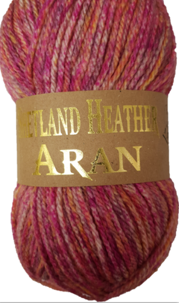 Woolcraft Shetland Heather Aran  Blossom  003