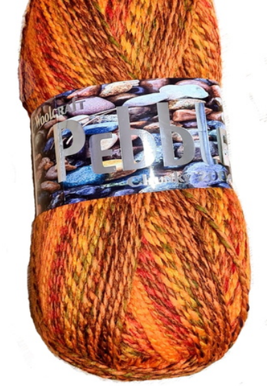 Woolcraft Pebble Chunky  Bonfire  8042