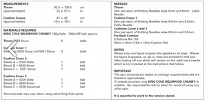 *Pattern 5896  Chunky  King Cole