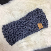 Load image into Gallery viewer, Luxury Merino Earwarmer - Charcoal