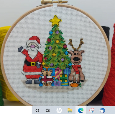 Christmas cross stitch kit