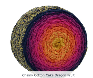 Retwist Chainy cotton cake     Dragon Fruit       RCC09.