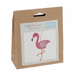 Make your own felt decoration   Flamingo  GCK035