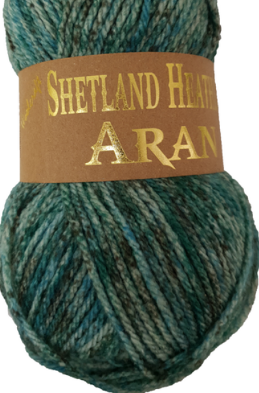 Woolcraft Shetland Heather Aran  Hazy Days  0015