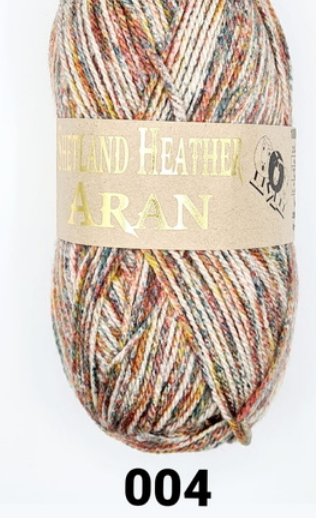 Woolcraft Shetland Heather Aran  Heather  004