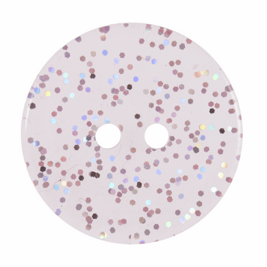 Transparent Glitter Button: 19mm: Light Pink G455419\6.