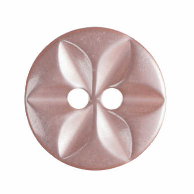 Star Button: 14mm: Pink G203222\7.