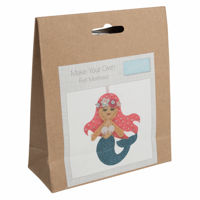 Make your own felt decoration   Mermaid felt kit GCK060.