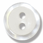 Pearl white Button:11mm: Pearl White G217518.