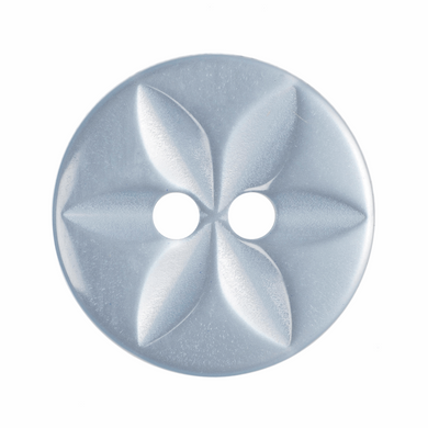 Star Button: 14mm: Pale Blue G203222\15.