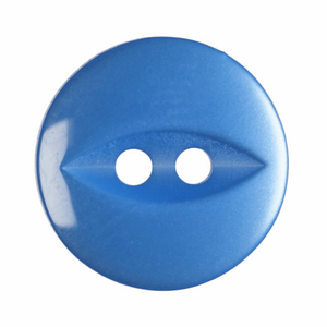 Fish Eye Button: 14mm: Royal Blue G033922\90.