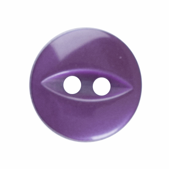 Fish Eye Button: 11mm: Purple : G033918\14.
