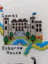 Load image into Gallery viewer, Modern Isle of Wight cross stitch