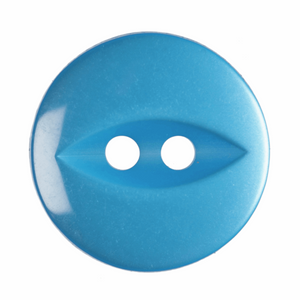 Fish Eye Button: 14mm: Bright Blue G033922\16.