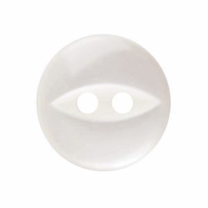Polyester Fish Eye Button:11mm: Cream G033918\42.