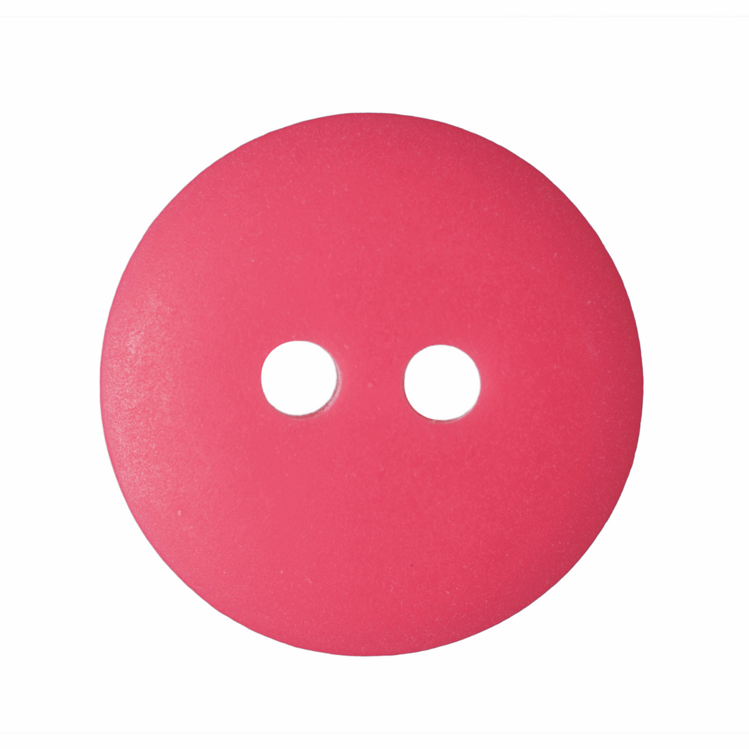 Red Matt Smartie Button: 14mm: Red G332824/8.