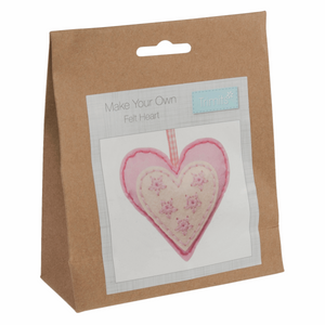 Make your own felt decoration   Felt kit. Heart GCK016.