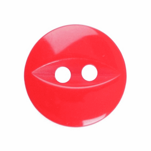 Fish Eye Button: 11mm: solid Red G033918\108.