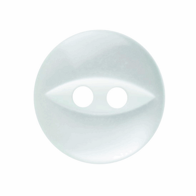 Polyester Fish Eye Button: 11mm: Pale Teal G033918\037.