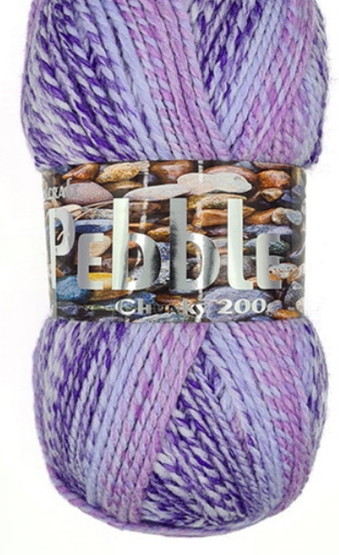 Woolcraft Pebble Chunky  Lilac twist 8028
