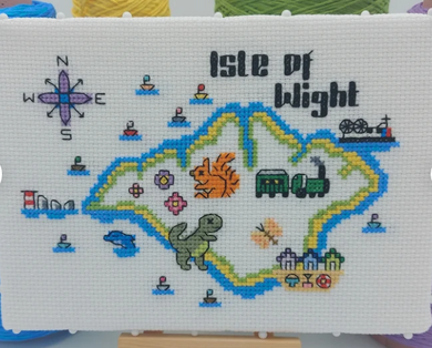 Mini Isle of Wight cross stitch kit