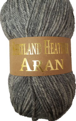 Woolcraft Shetland Heather Aran  Morning Mist  009