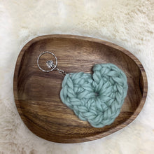 Load image into Gallery viewer, Keyring heart - Sage