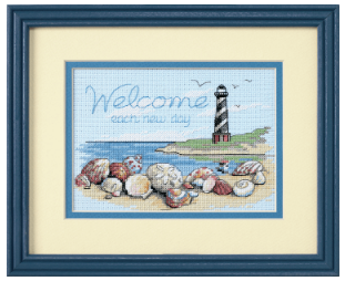Mini Counted Cross Stitch: Welcome Each New Day