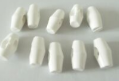 Baby toggle  white: 19mm