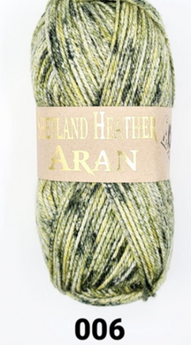 Woolcraft Shetland Heather Aran  Willow 006